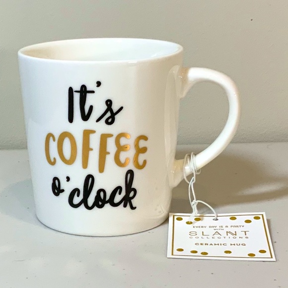 It’s Coffee O’Clock 14 oz Mug. Slant Colle… - Picture 1 of 5